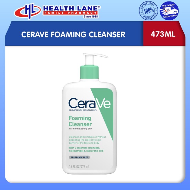 CERAVE BERBUIH  PENCUCI (473ML)